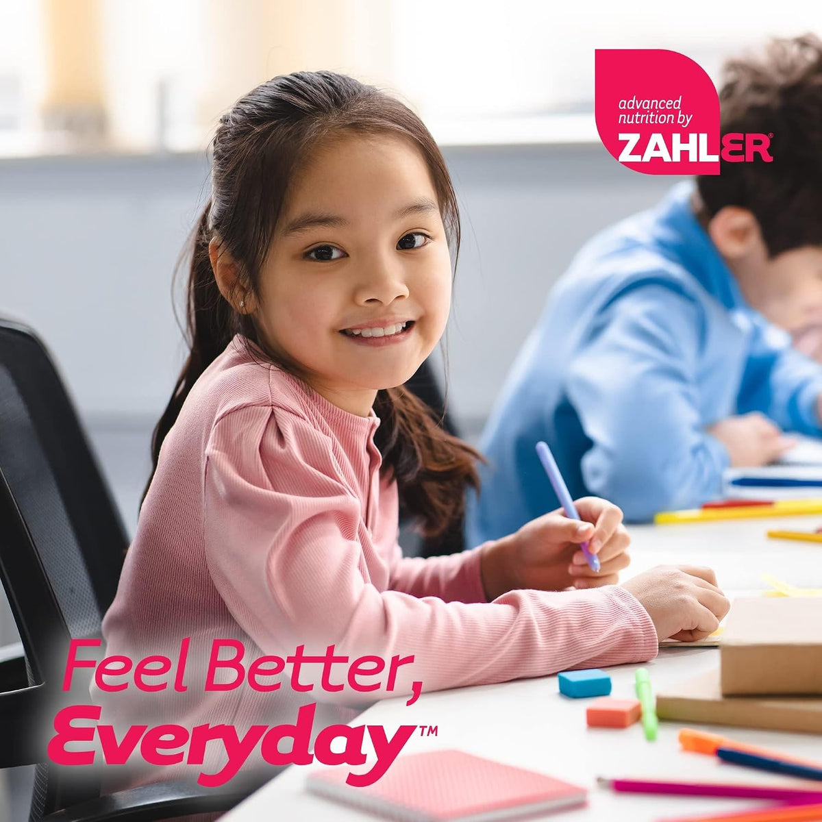 Zahler Junior Multi - Children's Complete Multivitamin - 23 Vitamins and Minerals - Kosher, Non-GMO, Gluten-Free - Cherry Flavour, 90 Chewable Tablets - görsel 7