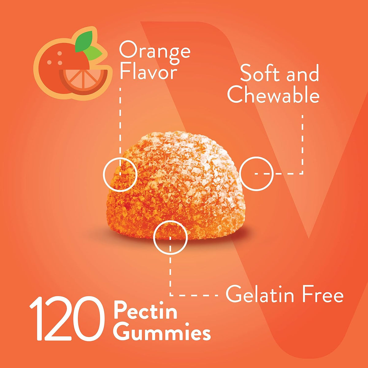 Viteey Vitamin C Gummies for Adults & Teens with Zinc & Echinacea – 120 Count | Immune Support Gummies - görsel 3