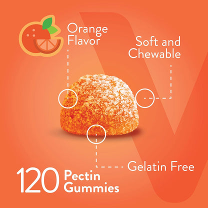 Viteey Vitamin C Gummies for Adults & Teens with Zinc & Echinacea – 120 Count | Immune Support Gummies