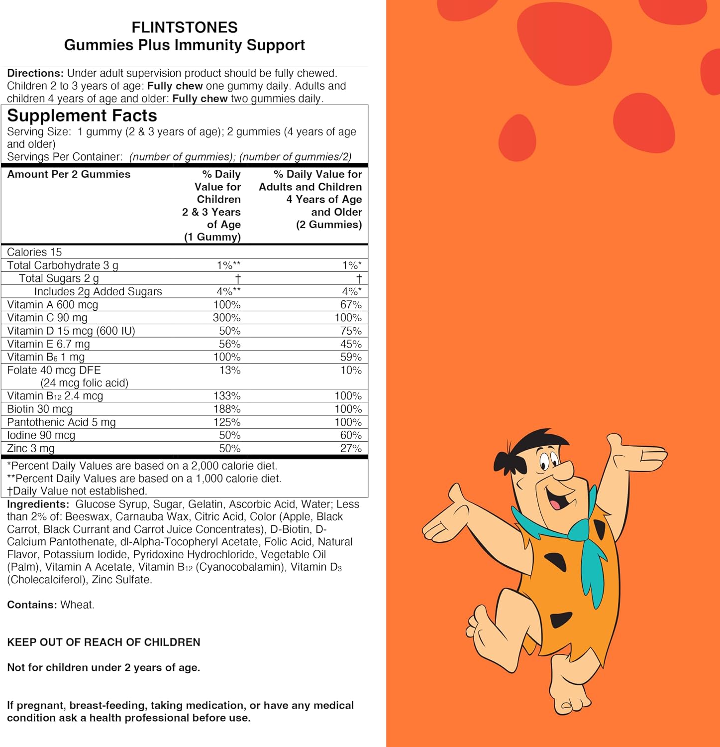 Flintstones Gummies Kids Multivitamin with Immune Support, 150 Gummies - görsel 8