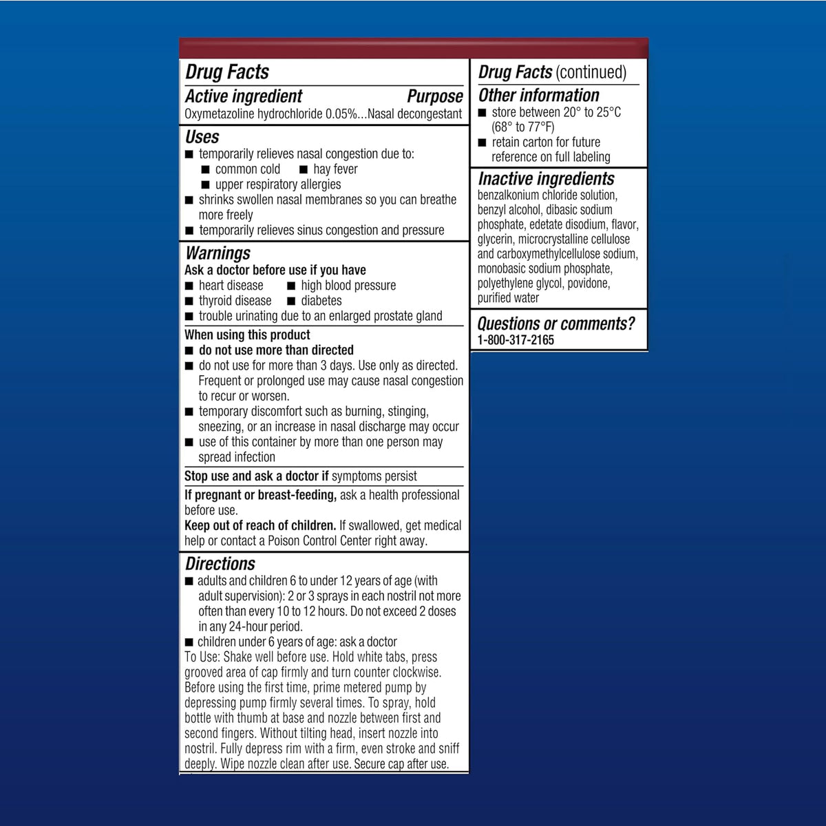 Afrin No Drip Night Pump Nasal Spray – Fast and Powerful Relief from Nasal Congestion, Chamomile, 15 ml - görsel 7