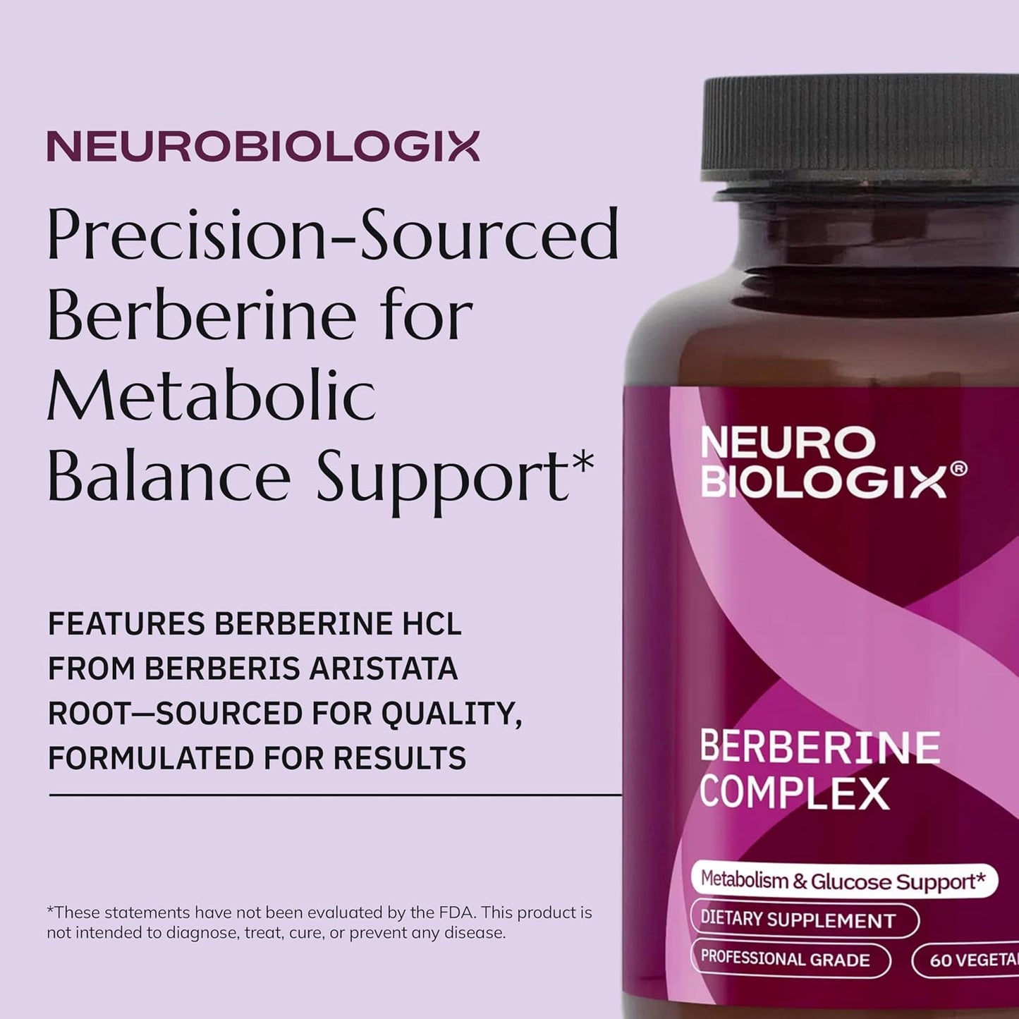 Neurobiologix Berberine Complex – Metabolic & Weight Management Support with Alpha Lipoic Acid, Biotin & Chromium, 60 Capsules - görsel 5