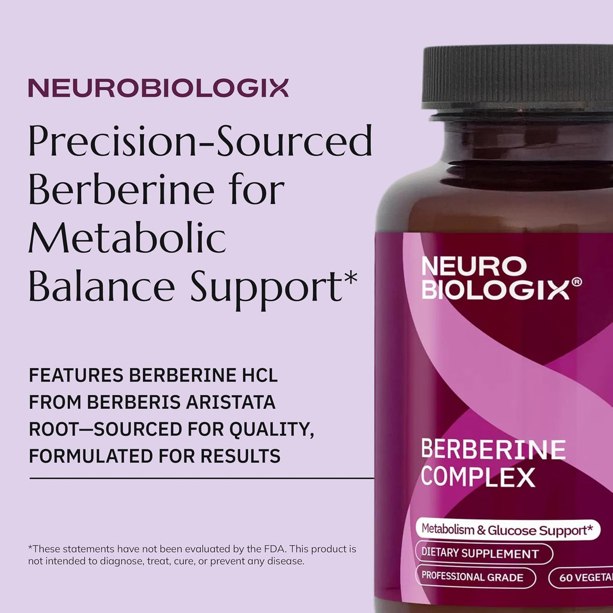 Neurobiologix Berberine Complex – Metabolic & Weight Management Support with Alpha Lipoic Acid, Biotin & Chromium, 60 Capsules - görsel 5