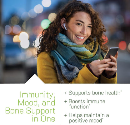 Irwin Naturals Mega D3 & K2 + Turmeric Extract | High Potency Complex | Bone & Immune Support | 60 Liquid Soft-Gels