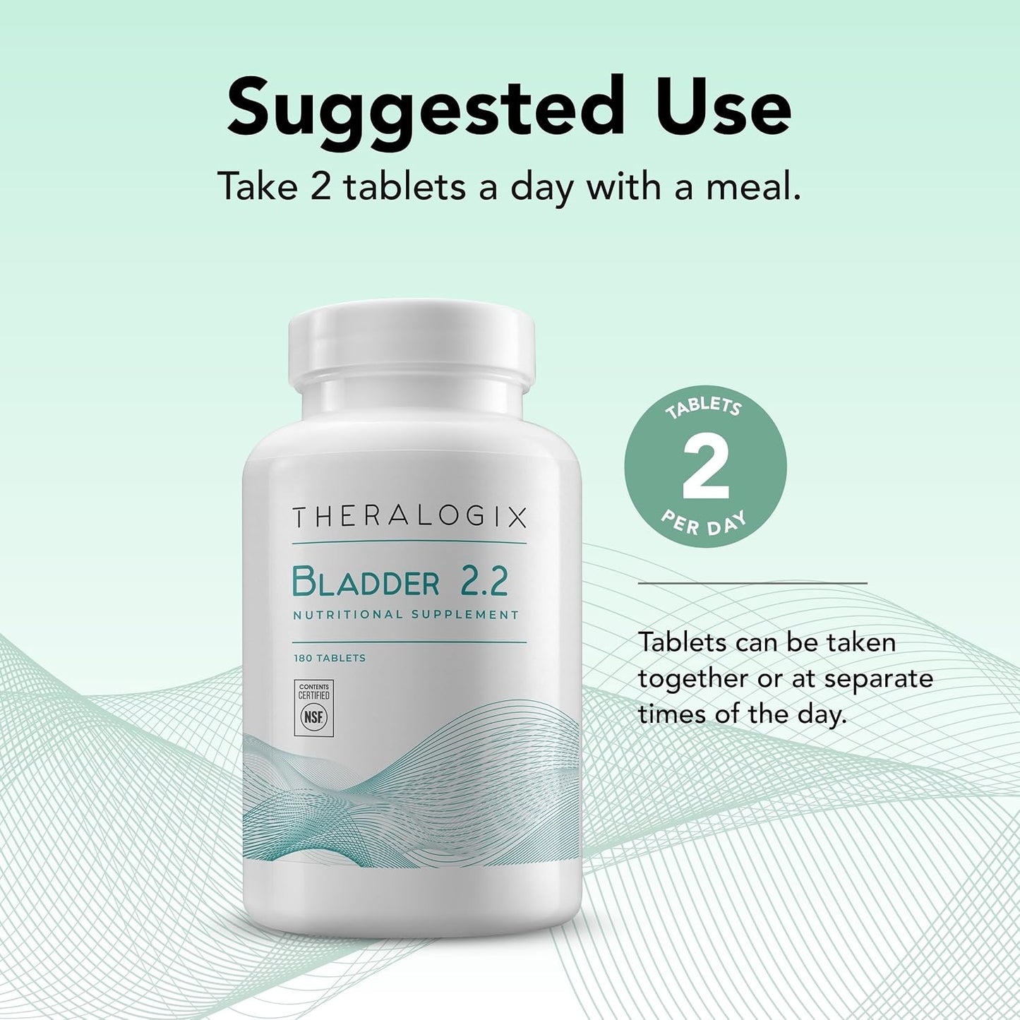 Theralogix Bladder 2.2 Multivitamin & Multimineral Supplement - 180 Tablets (90-Day Supply) - görsel 3