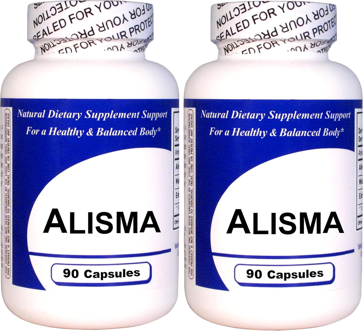 Alisma (90 Capsules) – Concentrated Herbal Extract – Food Supplement – 2 Pack - görsel 1