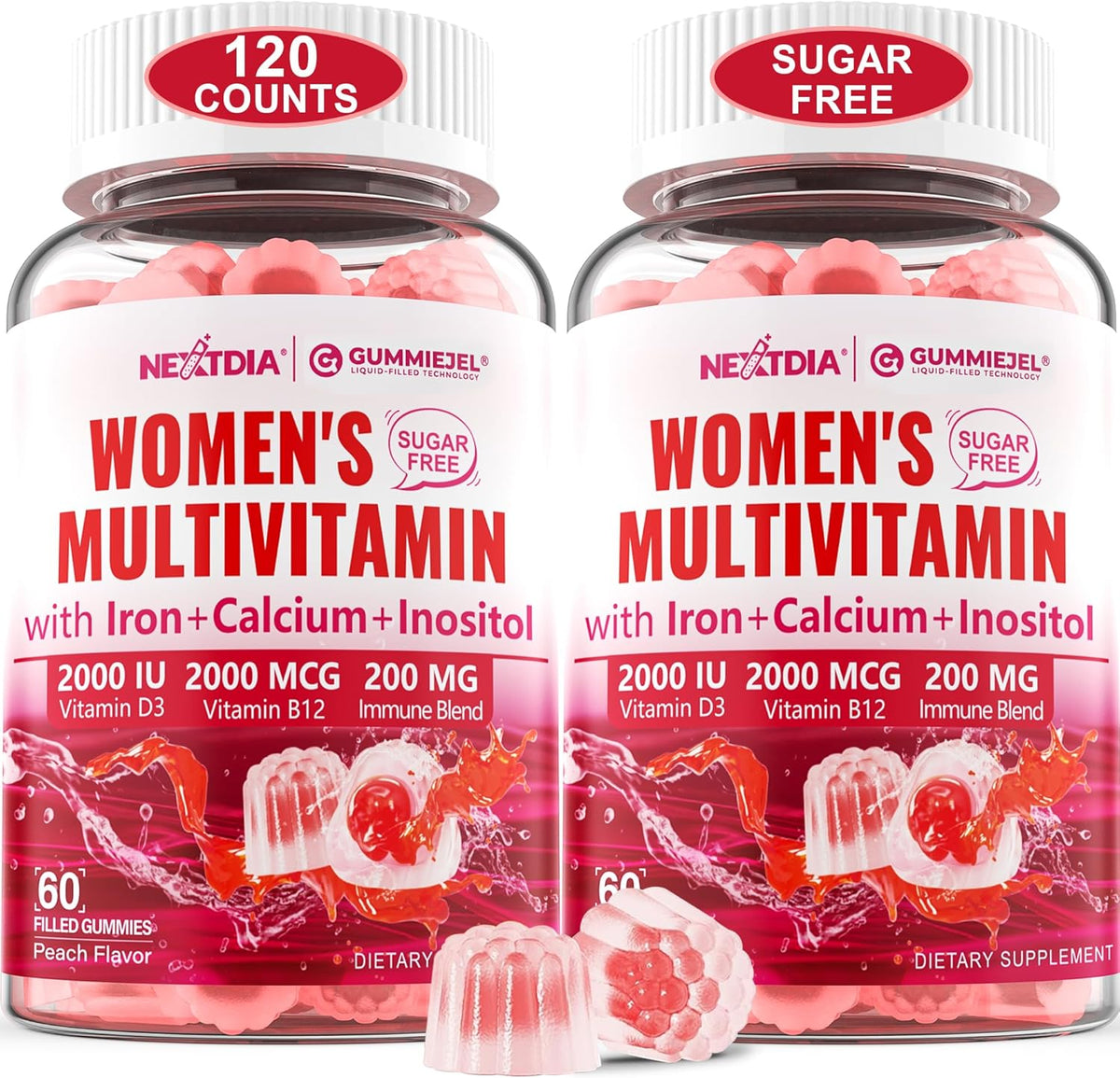 Sugar Free Methylated Multivitamin for Women Gummies (2 Pack) - görsel 1
