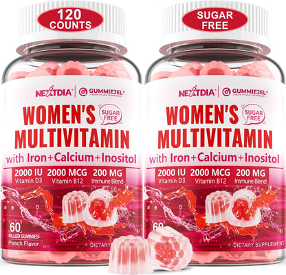 Sugar Free Methylated Multivitamin for Women Gummies (2 Pack)