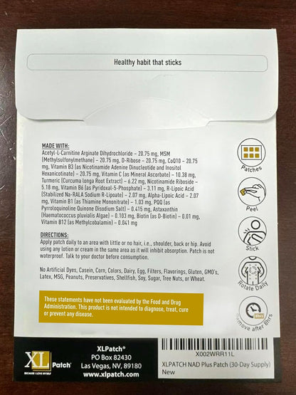 XLPATCH NAD 30 Patches