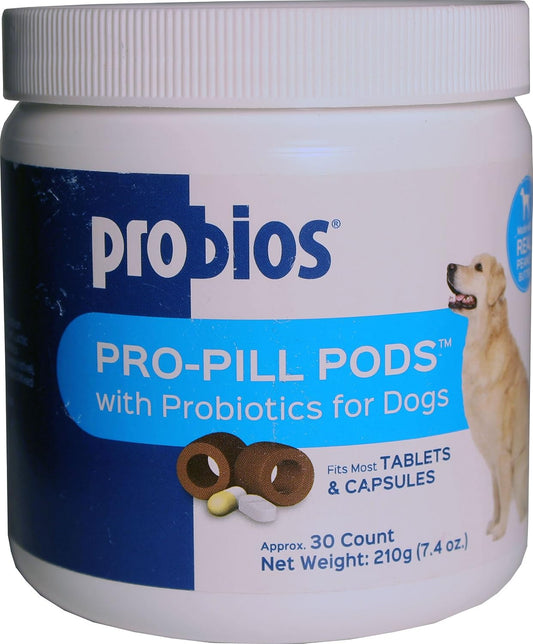 Probios Peanut Pro-Pill Pods for Dogs, Large - Pill Administering Treat