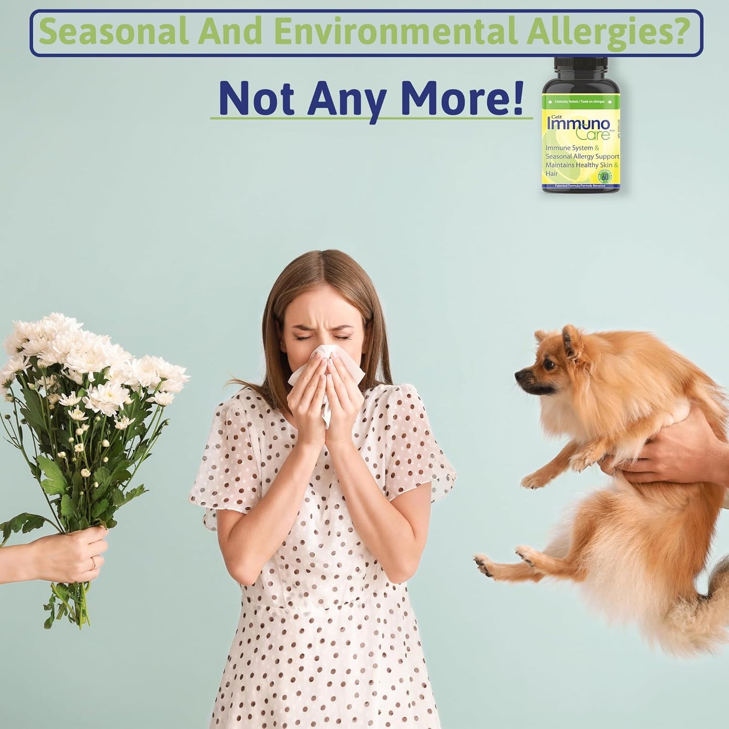 Celt Immunocare 60 v-caps - Immune Support & Seasonal Allergy Blend - görsel 4
