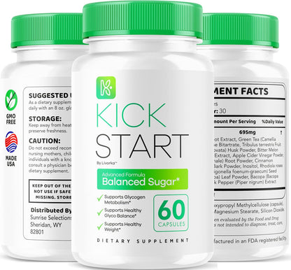 Kick Start Glyco Optimiser Capsules (60 Capsules)