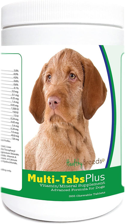Healthy Breeds Wirehaired Vizsla Multi-Tabs Plus Chewable Tablets (365 Tablets)