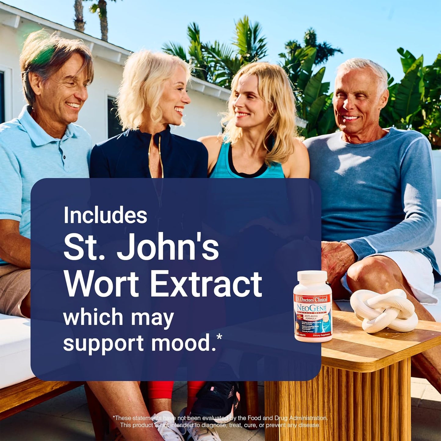 U.S. Doctors' Clinical NeoGene – Ageing Support Supplement with St. John's Wort & L-Glutathione - görsel 6