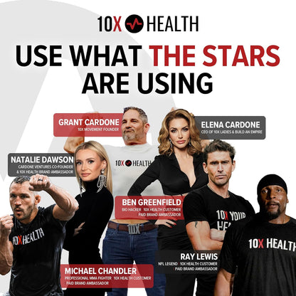 10X Health Berberine Supplement 500mg – Dihydroberberine for Optimised Absorption – 30 Capsules