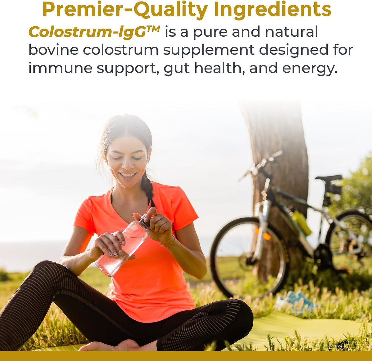 Premier Research Labs Colostrum-IgG - Grass Fed Bovine Colostrum for Immune Support & Gut Health - 90 Capsules - görsel 3