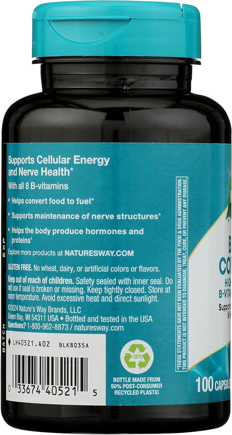 Nature's Way Vitamin B-100 Complex - görsel 6