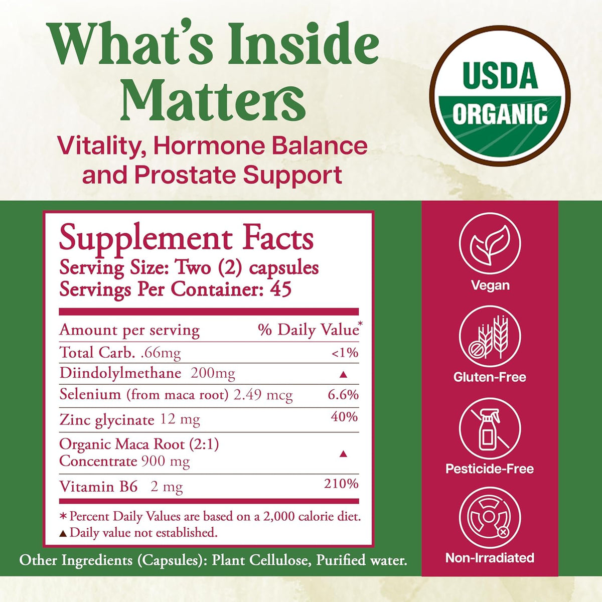 Whole World BOTANICALS Super Royal Maca Men - görsel 3