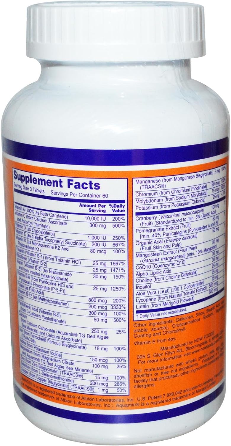 Eve Women's Multiple - 180 Tablets by NOW Foods - görsel 2