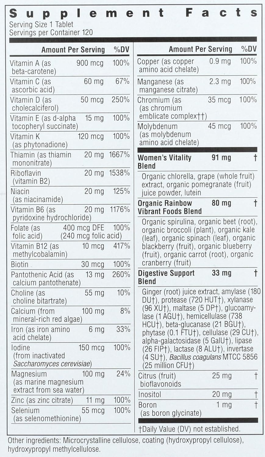 Rainbow Light Multivitamin Women's One, Powder, 120 Count - görsel 4