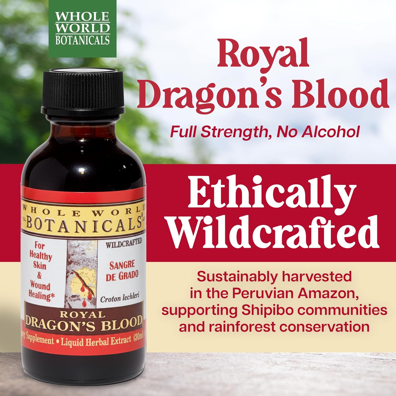 Whole World Botanicals Royal Dragon's Blood – Herbal Supplement – Liquid Extract, 1 oz (30 ml) - görsel 7