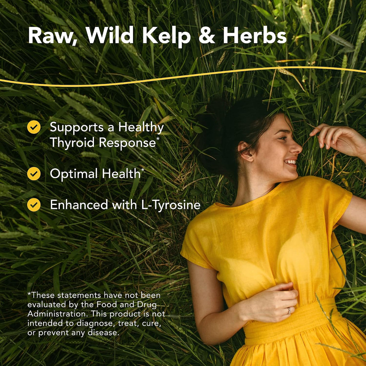 NORTH AMERICAN HERB & SPICE Thyroset - Wild Kelp & Herbs Thyroid Support - 90 Capsules - görsel 2