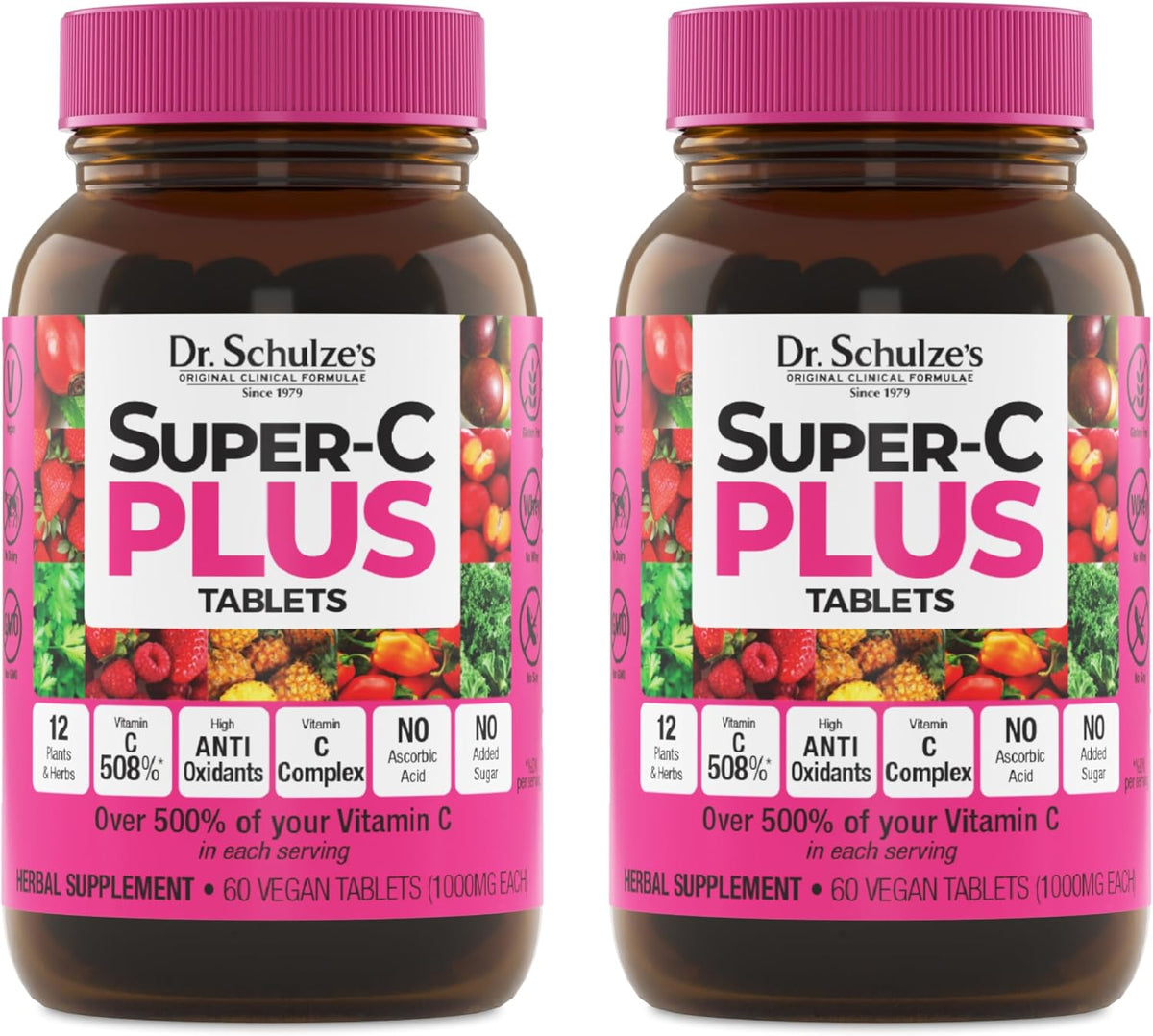 Dr. Schulze's Super-C Plus - High-Potency Vitamin C Powder - Immune & Skin Health Support - 57 g (20 Servings) - görsel 9