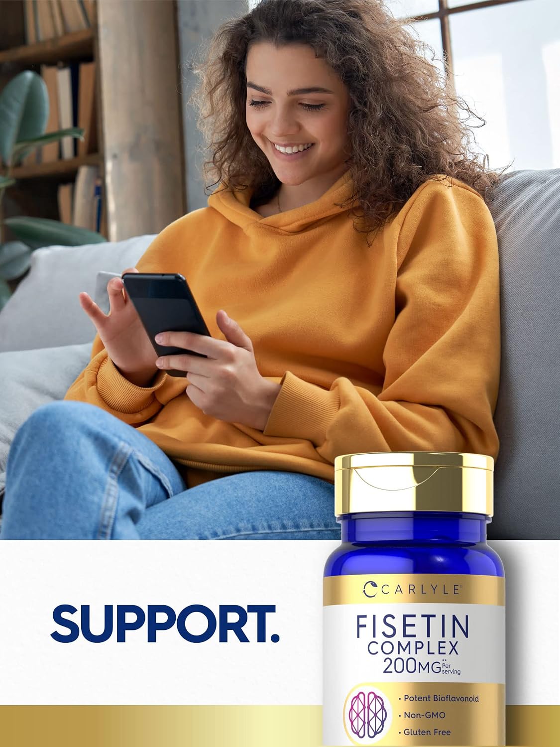 Carlyle Fisetin Complex Supplement - 90 Capsules - görsel 6