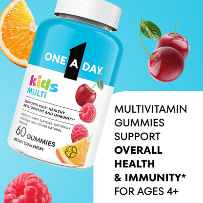 One A Day Kids Multivitamin Gummies, 60 Gummies