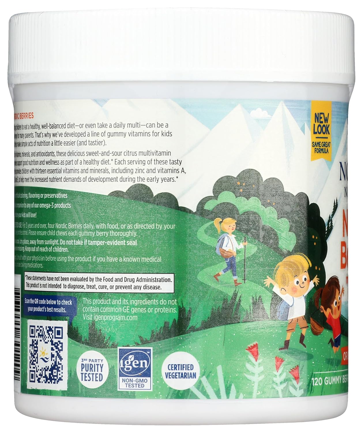 Nordic Naturals Nordic Berries Gummy Multivitamin, 120 Count - görsel 4