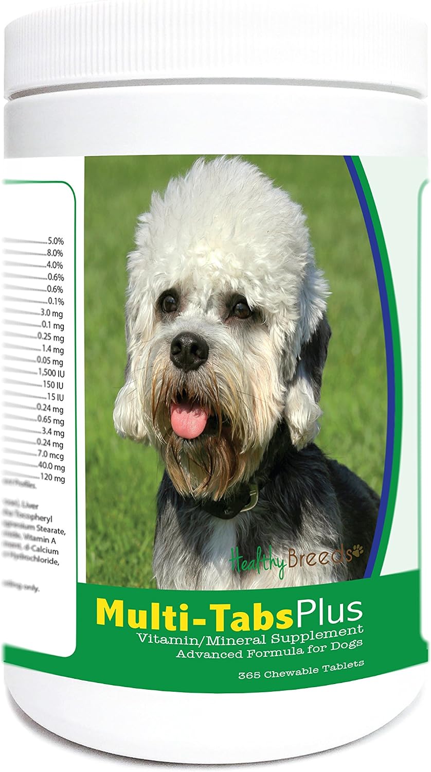 Healthy Breeds Multi-Tabs Plus Chewable Tablets for Dogs, 365 Count - görsel 1