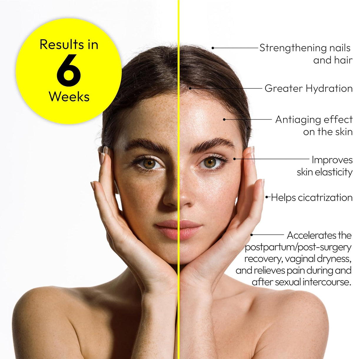 Ultimate Collagen Boost Gel 8 ml Applicator – Hydrolysed Collagen, Hyaluronic Acid & Biotin for Intimate Care - görsel 7