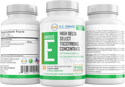 Unique E Tocotrienols - Tocopherol Free Softgels, 60 Capsules