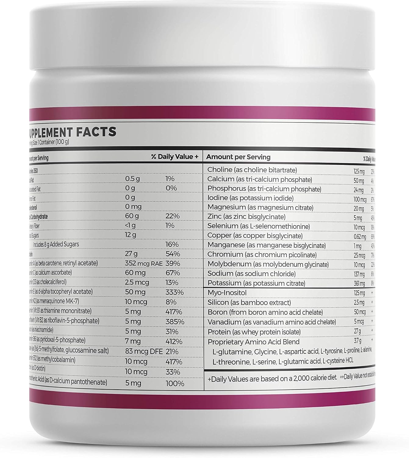 Absorb Plus Isolate Protein – Food Supplement for Extra Nutritional Support, Non-GM, Gluten-Free, Lactose-Free, Casein-Free (100g, Berry Fusion) - görsel 3