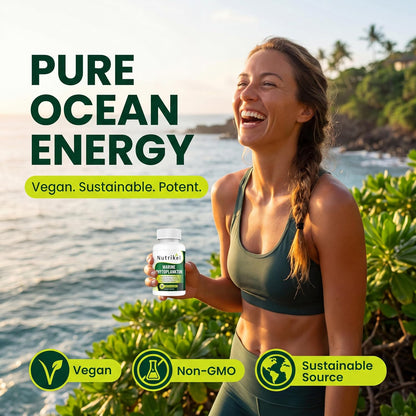 Marine Phytoplankton Omega-3 Supplement – Plant-Based Algae Capsules for Energy, Focus and Cellular Support