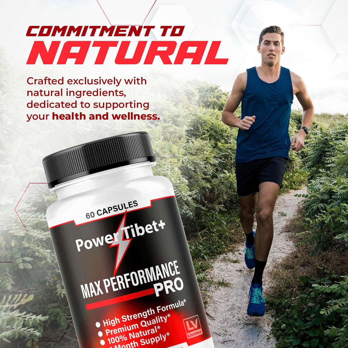 PowerTibet+ Capsules (5 Pack) - Advanced Formula Supplement, 300 Capsules - görsel 4
