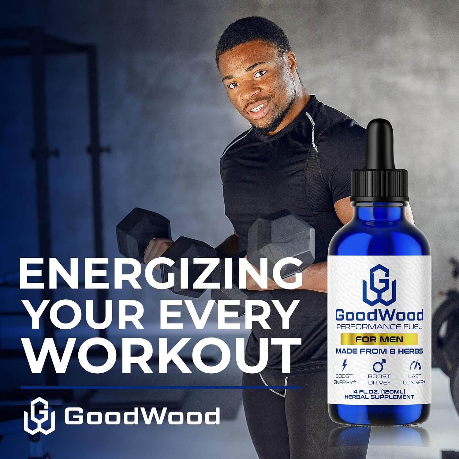 GoodWood Male Liquid Drops - Herbal Supplement for Men 30+ - görsel 8