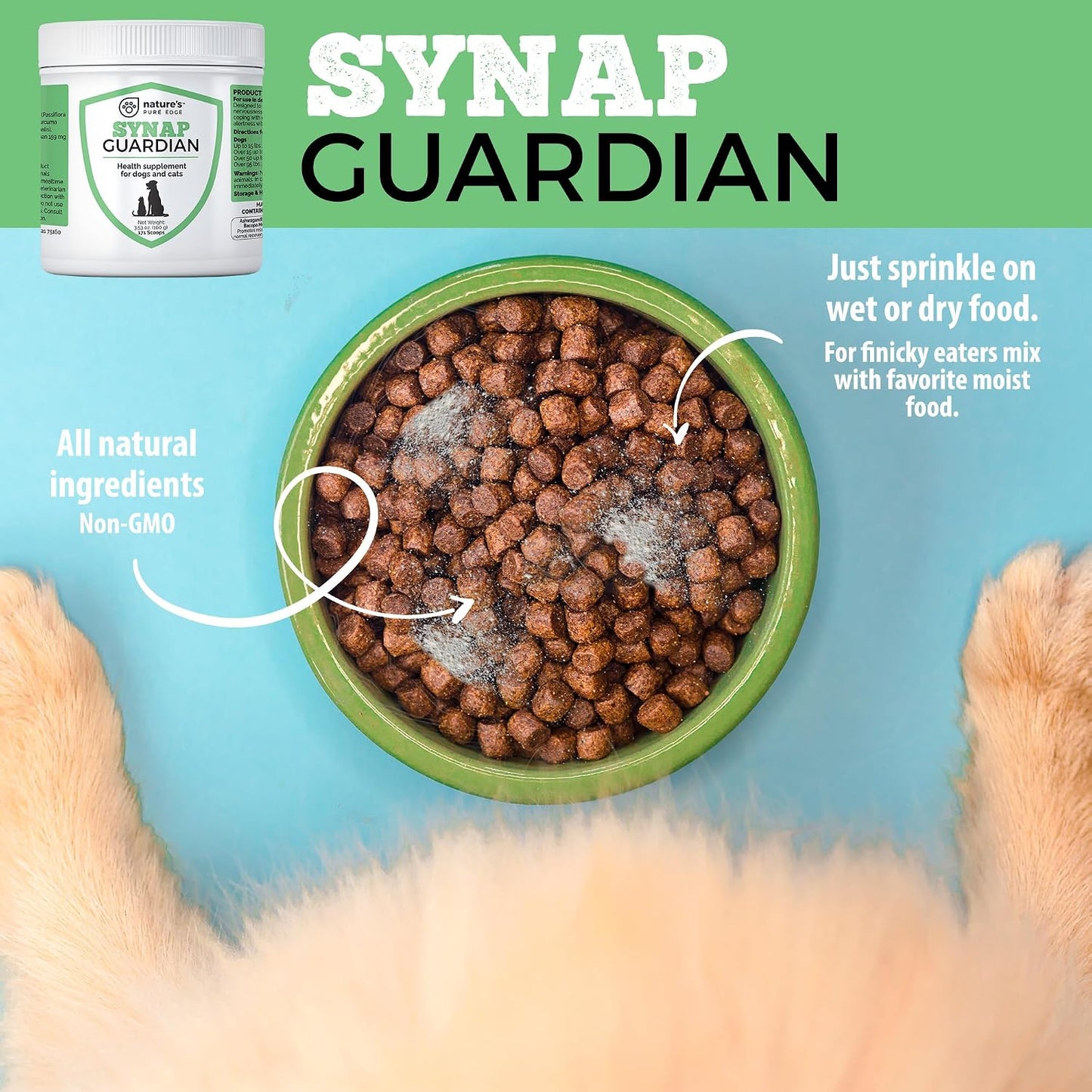 Synap Guardian - Nervous System Support & Calming Care for Dogs (100g) - görsel 8