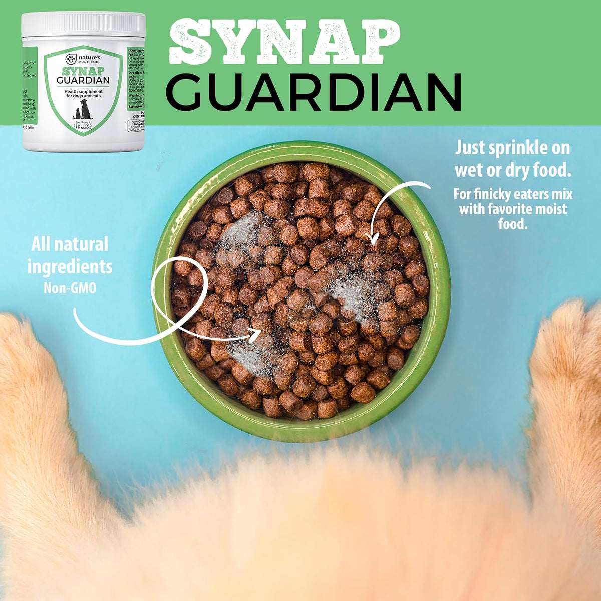Synap Guardian - Nervous System Support & Calming Care for Dogs (100g) - görsel 8