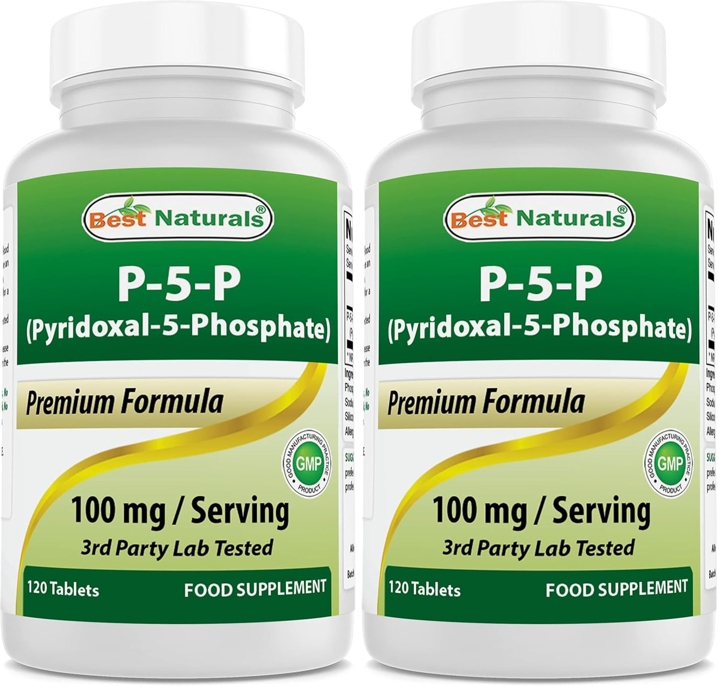 Best Naturals P5P Vitamin B6 (Pyridoxal 5-Phosphate) 100 mg – 120 Tablets - görsel 8