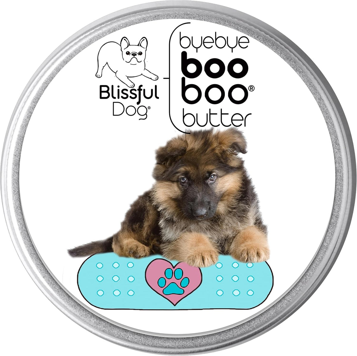 The Blissful Dog 227g Tin German Shepherd Booboo Butter - görsel 1
