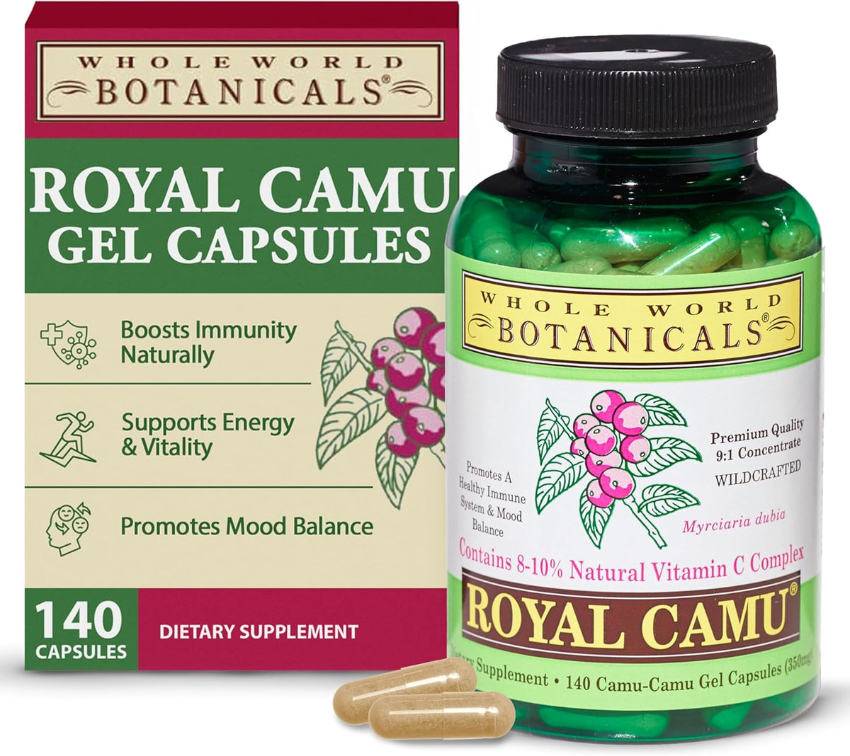 Whole World Botanicals Royal Camu – Camu Camu Powder, 140 Servings - görsel 1
