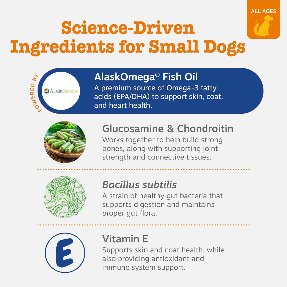 Zesty Paws Dog Multivitamin - Chewable Chicken Mini Bites (90ct) - görsel 3
