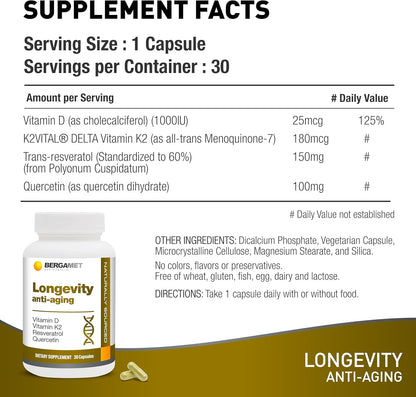 BergaMet Longevity Anti-Ageing