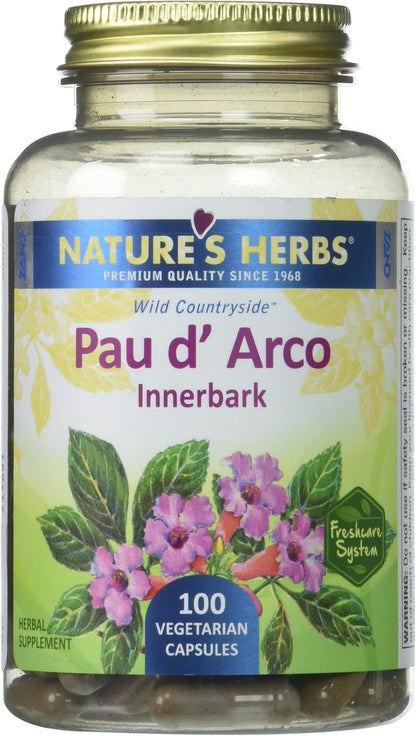 Zand Pau d'Arco Innerbark Capsules, 100 Capsules