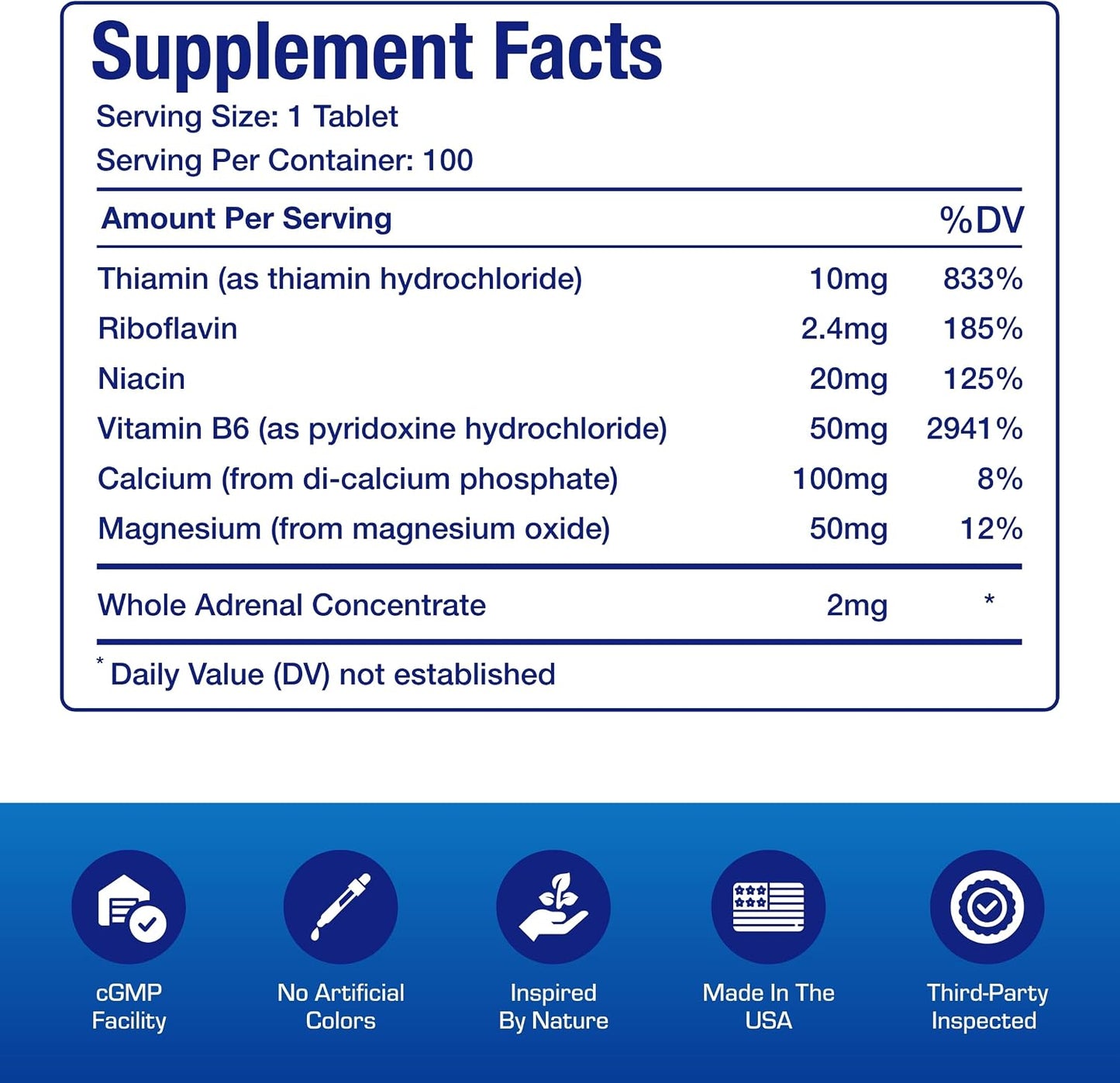Anabolic Laboratories Calcium & Magnesium B6 Supplement - 50mg Vitamin B6 Complex - görsel 4
