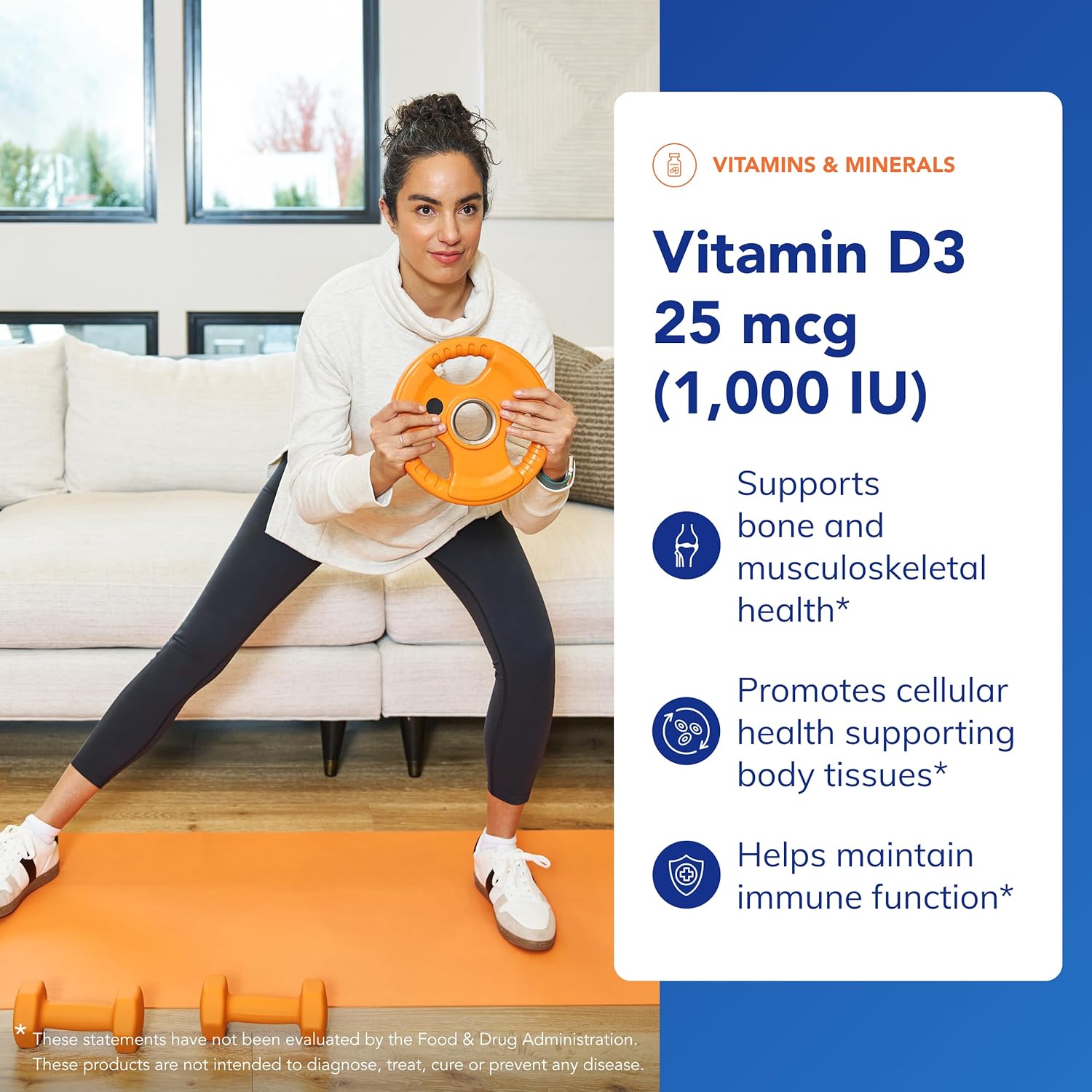 Pure Encapsulations Vitamin D3 25 mcg (1,000 IU) – 250 Capsules - görsel 3