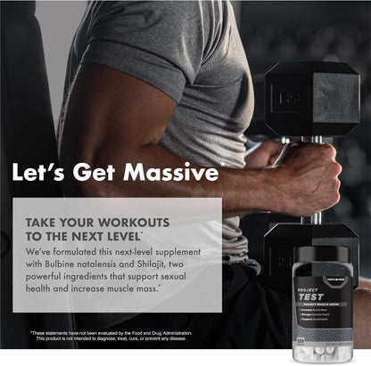 Anabolic Warfare Project Test - Testosterone Support Supplement with Botanicals