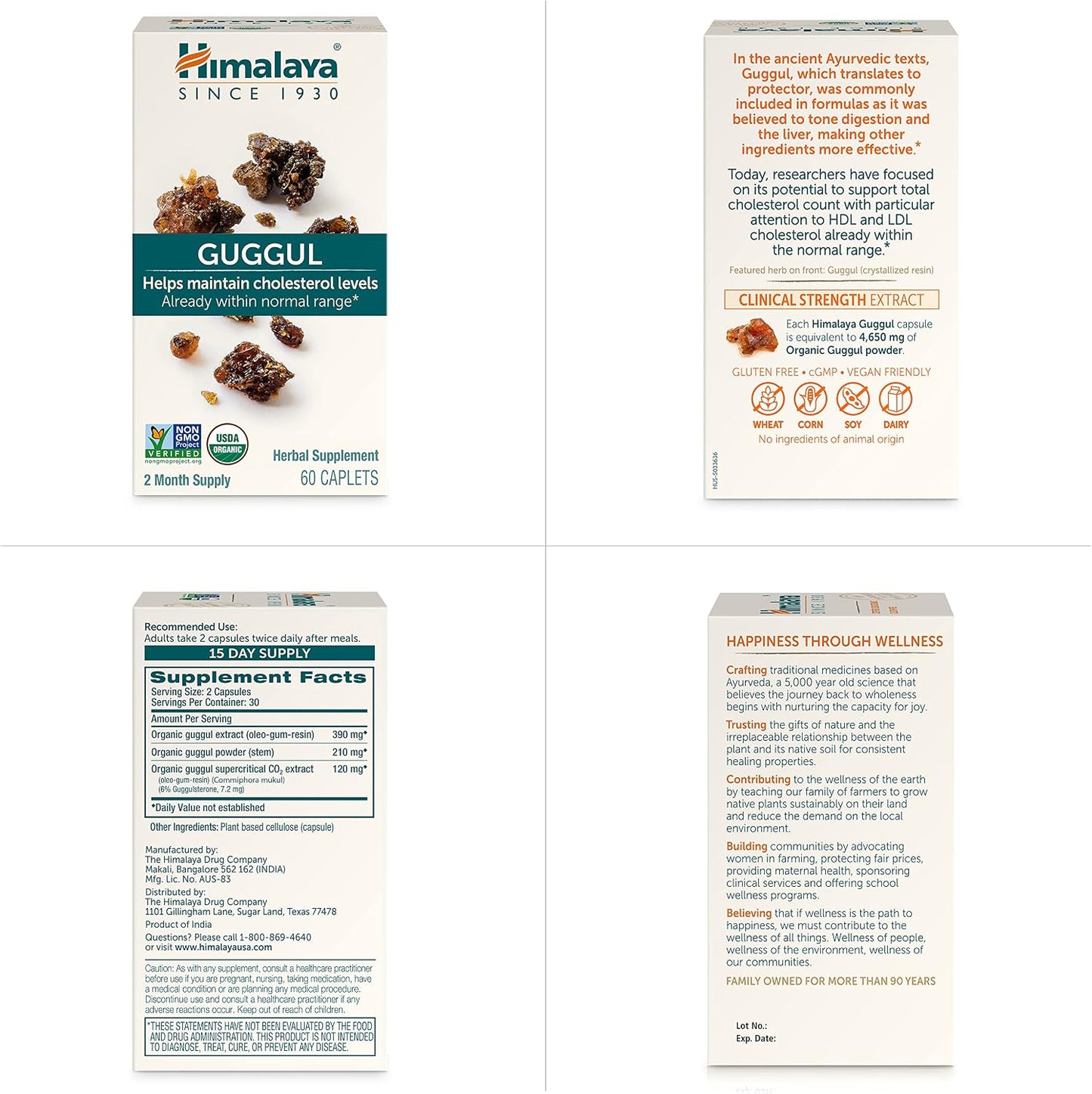 Himalaya Guggul Extract - 720 mg - 60 Capsules (2-Pack) - görsel 6