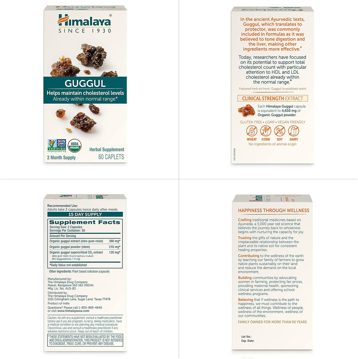 Himalaya Guggul Extract - 720 mg - 60 Capsules (2-Pack) - görsel 6